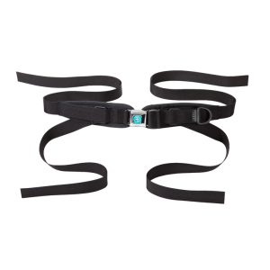 Bodypoint, 4-point Padded Center-Pull Hip Belt (Push Button), HB4050