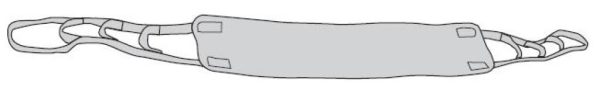 Drive, Sit-to-Stand Sling, 13263E & 13263F - Image 2