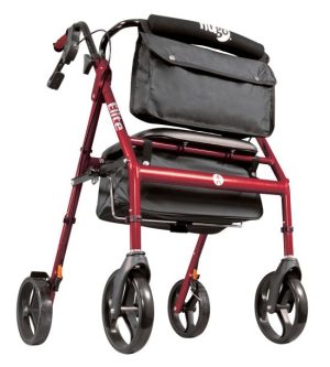 Drive, Hugo Elite Rolling walker with a Seat, 700-959, 700-961