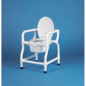 Duralife, Standard Bedside Commode With Lid, 125