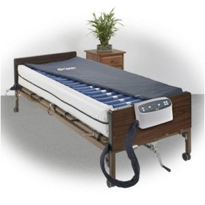 Drive, Med-Aire Plus 8" Alternating Pressure and Low Air Loss Mattress System with 10" Defined Perimeter, 14029DP