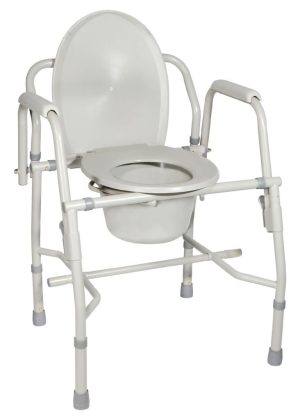 Drive, Deluxe Steel Drop-Arm Commode, 11125KD-1
