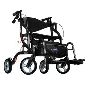Drive, Airgo Fusion F20 Side-Folding Rollator & Transport Chair, 700-935