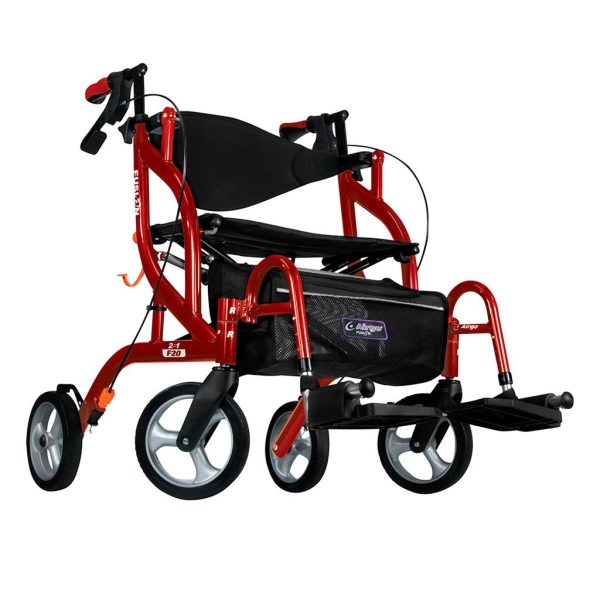 Drive, Airgo Fusion F20 Side-Folding Rollator & Transport Chair, 700-935 - Image 3