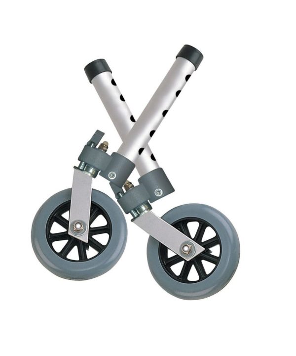 Drive, 3" Swivel Lock Wheel Two Sets of Rear Glides, 10113 - Image 5