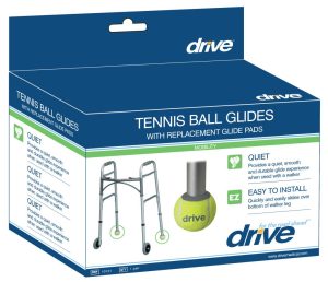 Drive, Tennis Ball Box with Extra Glide Pads, 10121