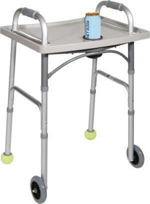 Drive, Universal Walker Tray with Cup Holder, 10125 & 10124