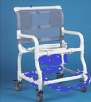 Duralife, Extra Wide Shower Chair, 200-EX