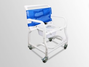 Duralife, Premium Extra-Wide Commode-Shower Chair, Duralife, Premium Extra-Wide Commode-Shower Chair, 300-EX
