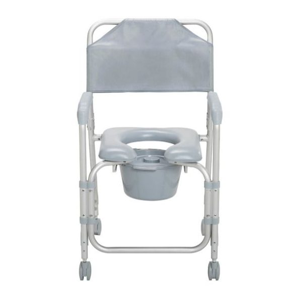 Drive, Aluminum Shower Chair and Commode with Casters, 11114KD-1 - Image 5
