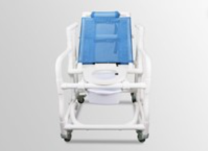 Duralife, Reclining Swing-Arm Commode-Shower Chair