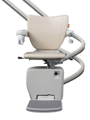 Handicare, 4000 Twin-Rail Curved Stairlift