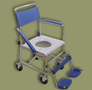 Artisan, 500A Drop Arm Wheeled Commode with Footrests