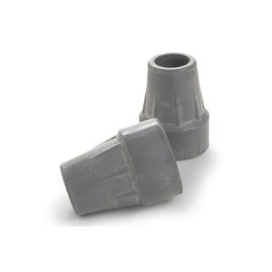 Invacare, Rubber Crutch Tips - Gray, 6134