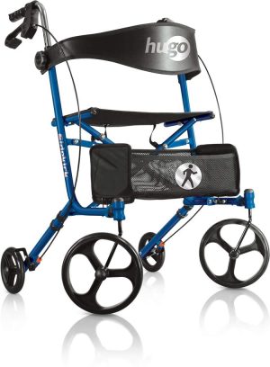 Drive, Hugo Sidekick Side-Folding Rolling Walker with a Seat, 700-979