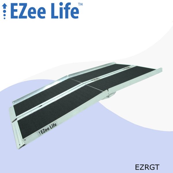 EZee Life, Multi-Fold Portable Wheelchair Ramps with Grip Tape