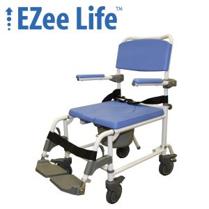 Ezee Life, 22" Aluminum Shower & Commode Chair, HL186