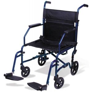 Carex, Transport Chair “LOW RISE AND WIDER SEAT”