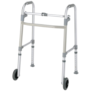 Carex, Single-Button Walker with 5" Wheels, FGA85790