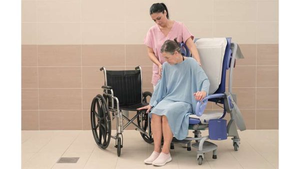 Arjo, Carino Height-Adjustable Tilting Shower and Hygiene Chair, BOC1003-01 - Image 2