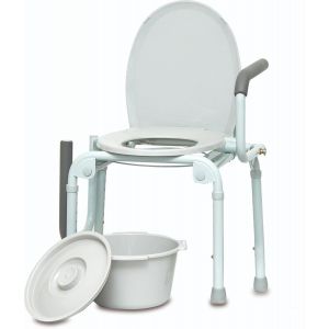ProBasics, Steel Drop-Arm Commode, BSDAC