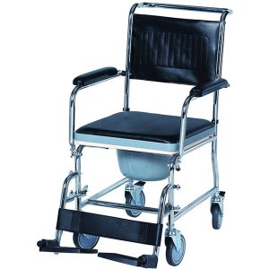 EZee Life, Steel/Chrome Wheeled Commode