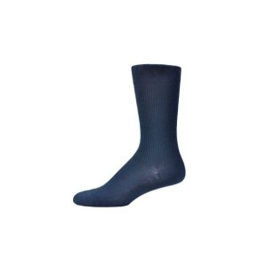 SIMCAN, Comfeez - Mid Calf Cotton Socks-Navy Blue-Large
