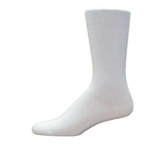 SIMCAN, Comfeez - Mid Calf Cotton Socks-White-Medium
