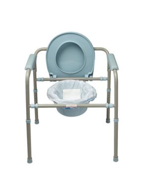 Medline, Universal Commode Liner with Absorbent Pad 72Ct, MDS89664LINER