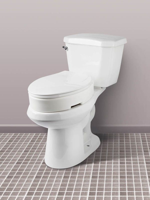 Carex, Hinged Toilet Seat Riser, FGB321CA, - Image 2