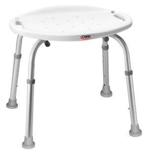 Carex, Adjustable Round Shower Stool, FGB60011