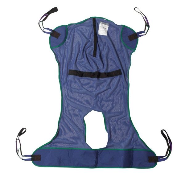 Drive, Full Body Patient Lift Sling, Mesh with Commode Cutout, 13221