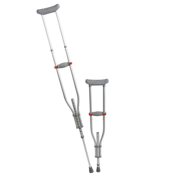 Medline, Aluminum 3-IN-1 Quick Fit Crutch (Pair), MDS80540 - Image 5