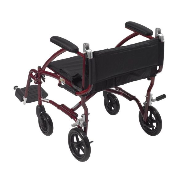 Drive, Fly-Lite Aluminum Transport Chair, DFL19 - Image 4
