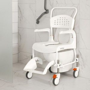 Etac, Clean Height Adjustable Shower/Toilet Chair, 80229208