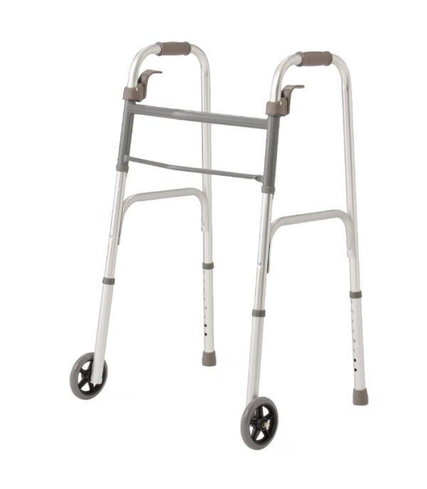 Drive, Deluxe Folding Travel Walker with 5" Wheels, RTL10263KDR - Image 6