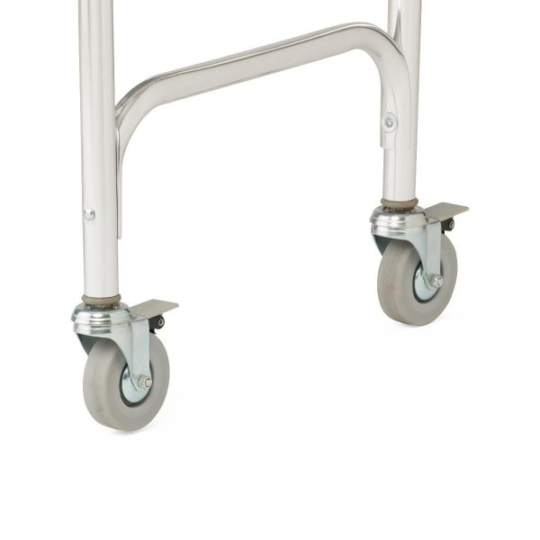 Medline, Aluminum Elongated Commode with Wheels, Medline, Aluminum Elongated Commode with Wheels, G1-501LWX1 - Image 3