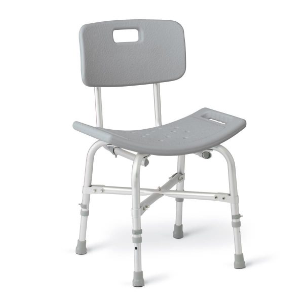Medline, Heavy Duty Bariatric Shower Chair with Back, G2-102BX1 - Image 2