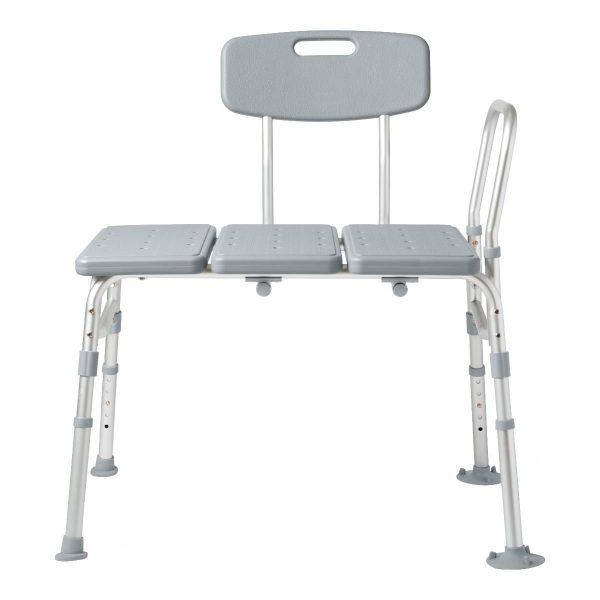 Medline, Transfer Bath Bench with Back 400lb Capacity, G3-100KBX1 - Image 2