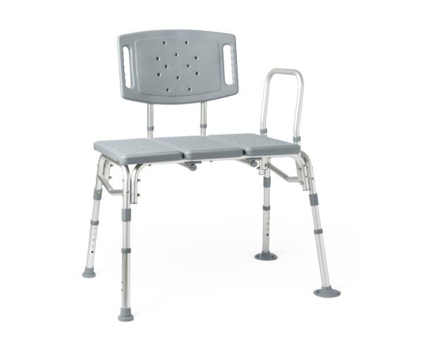Medline, Bariatric Transfer Bench with Back 500lb Capacity, G3-200KBX1 - Image 2