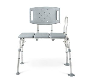 Medline, Bariatric Transfer Bench with Back 500lb Capacity, G3-200KBX1