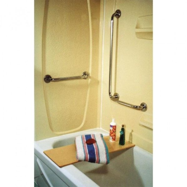 Parsons, 16" x 24" Chrome Grab Bar, 16B136A-2, 16B138A-2 - Image 2