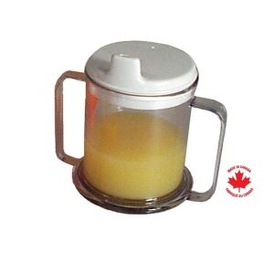 Parsons, No-Slip Double Handle Mug w/ Lid, 16T125