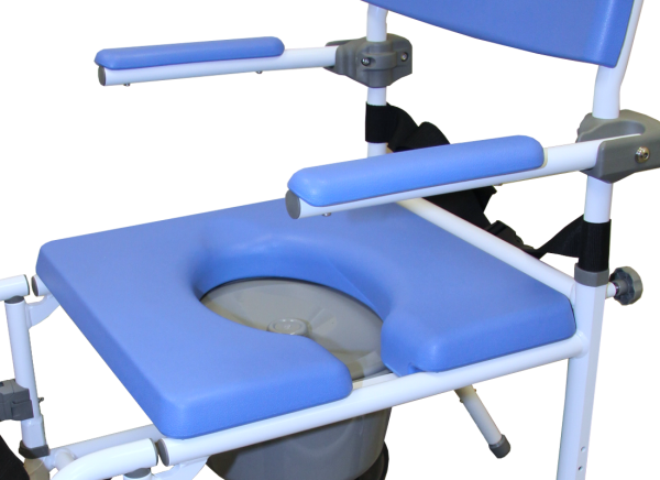 EZee Life, 18" Shower Commode with 4 Way Seat - Image 6