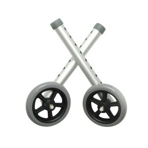 ERP, Wheels 12,5 cm(5 in) for Walkers complete with Glides, PP4245-05