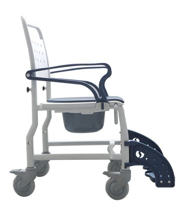 MOBB, 3 in 1 Shower Commode Wheelchair, MHCMWC–BE - Image 2