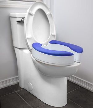 MOBB, 4” Adjustable Raised Toilet Seat, MHADJRTS