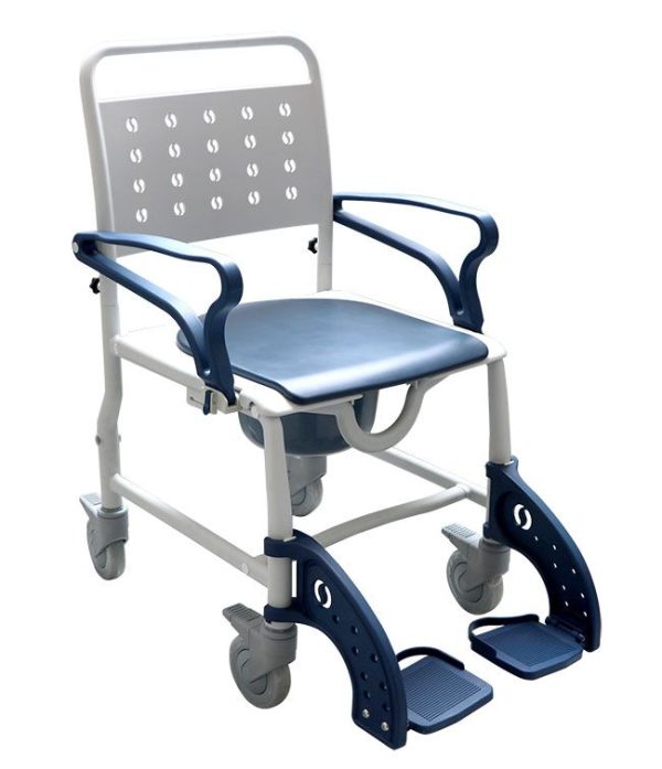 MOBB, 3 in 1 Shower Commode Wheelchair, MHCMWC–BE - Image 4
