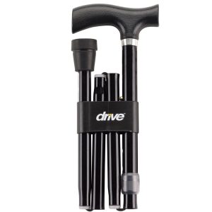 Drive, Bariatric Aluminum Folding Cane, Height Adjustable, RTL10304HD