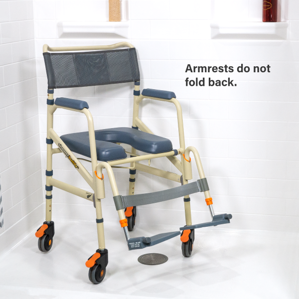 ShowerBuddy, Folding Eco Traveler Roll-In Shower Chair, SB7e - Image 4